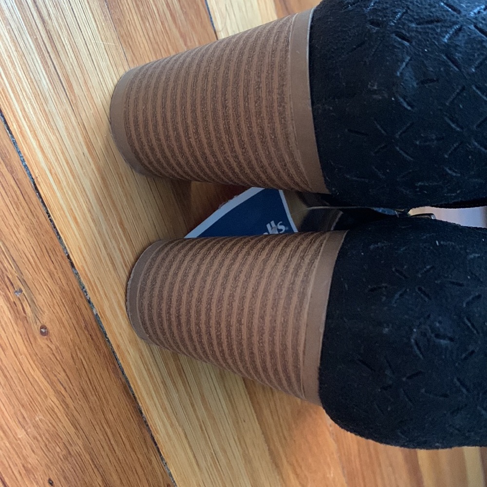 Open toe black booties - Picture 6 of 6